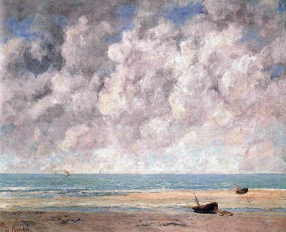  Gustave Courbet The Calm Sea - Art Print