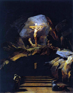  Nicolas-Bernard Lepicier The Calvary Chapel of the Church Saint-Roch - Art Print