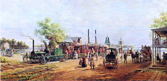  Edward Lamson Henry The Camden and Amboy Railroad with the Engine 
