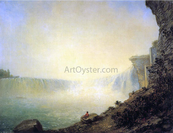  Rembrandt Peale The Canadian Side of Niagara Falls, Platform Rock - Art Print