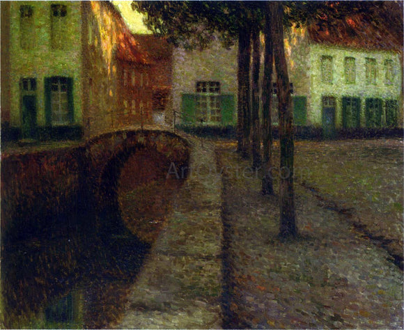  Henri Le Sidaner The Canal - Art Print