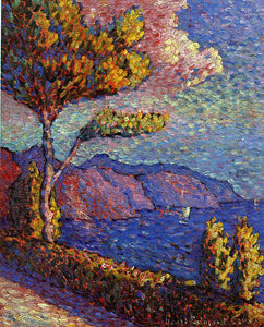  Henri Edmond Cross The Canal near St. Tropez - Art Print