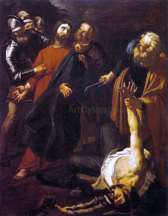  Dirck Van Baburen The Capture of Christ with the Malchus Episode - Art Print