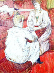  Henri De Toulouse-Lautrec The Card Players - Art Print