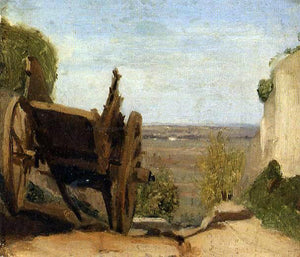  Jean-Baptiste-Camille Corot The Cart - Art Print