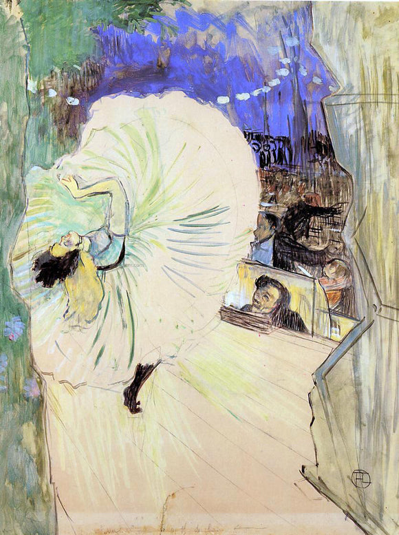  Henri De Toulouse-Lautrec The Cartwheel - Art Print