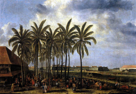  Andries Beeckman The Castle of Batavia, Seen from Kali Besar West - Art Print