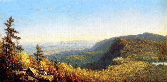  Sanford Robinson Gifford The Catskill Mountain House - Art Print