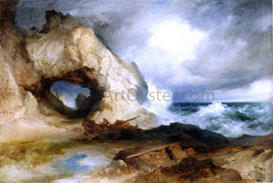 Thomas Moran The Cavern, California Coast (also known as Sinbad Wrecked) - Art Print