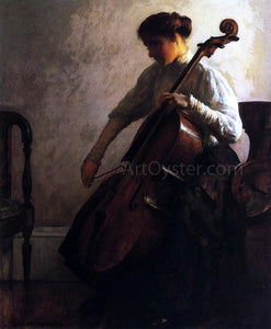  Joseph DeCamp The Cellist - Art Print