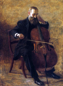  Thomas Eakins The Cello Player - Art Print