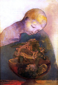  Odilon Redon The Chalice of Becoming - Art Print