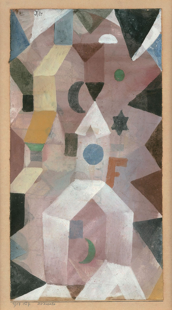  Paul Klee The Chapel - Art Print