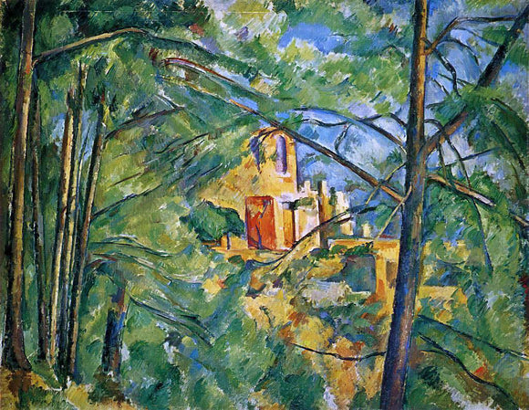  Paul Cezanne The Chateau Noir - Art Print