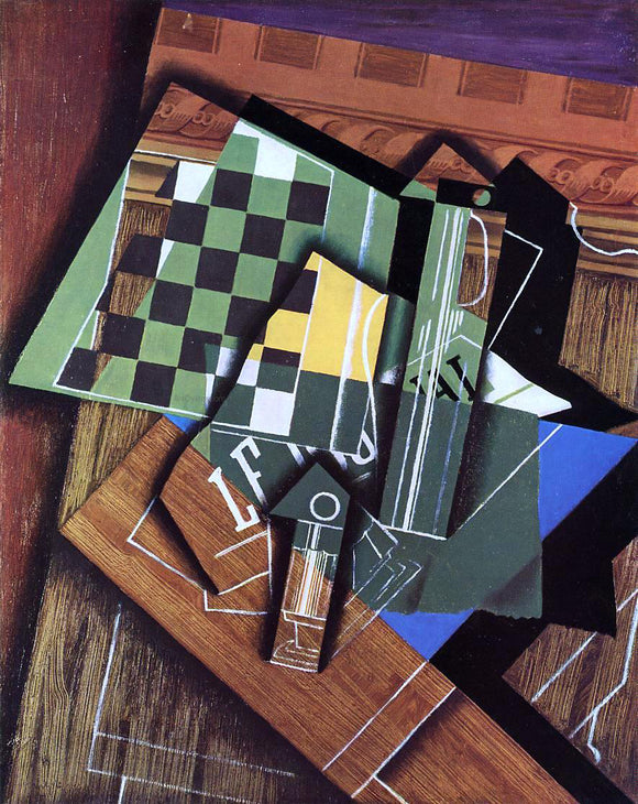  Juan Gris The Checkerboard - Art Print