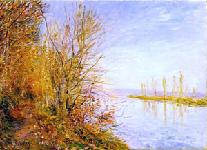  Alfred Sisley The Chemin de By through Woods at Rouches-Courtaut, St. Martin's, Summer - Art Print