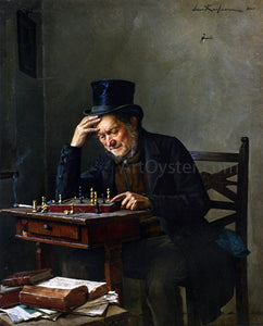  Isidor Kaufmann The Chess Player - Art Print