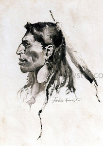  Frederic Remington The Cheyenne Type - Art Print