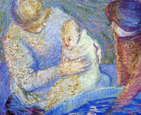  Theodore Earl Butler The Child Bathing - Art Print