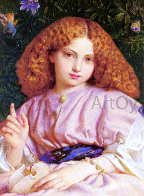  Frederic William Burton The Child Miranda - Art Print