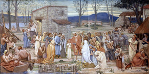  Pierre Puvis De Chavannes The Childhood of Saint Genevieve - Art Print