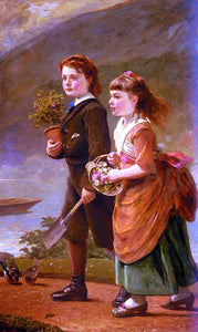  James Sant The Children Of Major H. Barrett Of Moredon, Taunton - Art Print