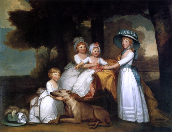  Gilbert Stuart The Children of the Second Duke of Northumberland - Art Print