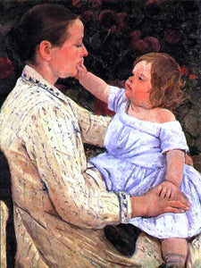  Mary Cassatt The Child's Caress - Art Print