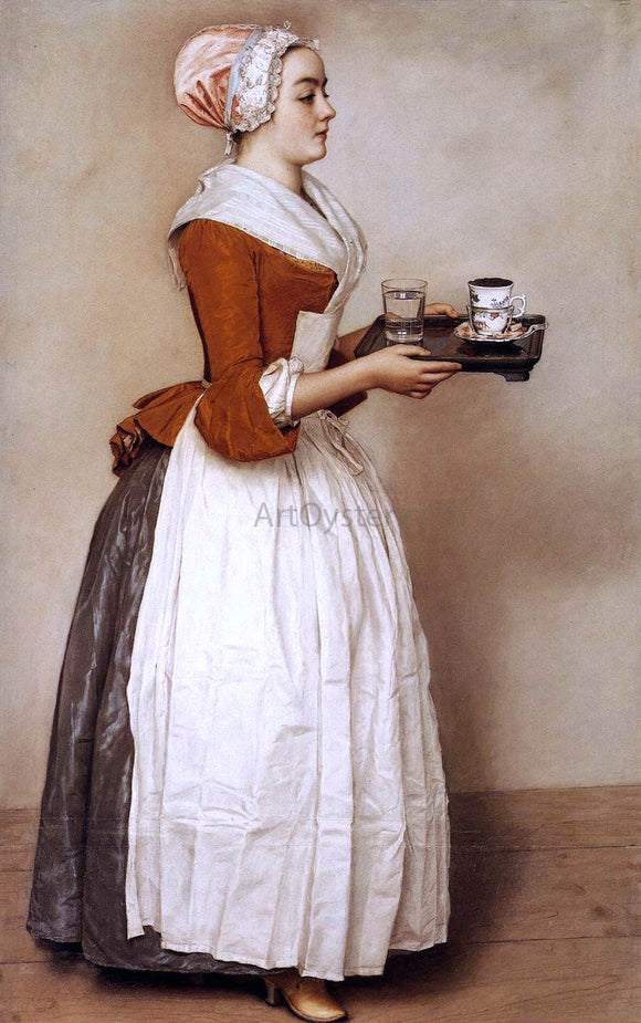  Jean-Etienne Liotard The Chocolate Girl - Art Print