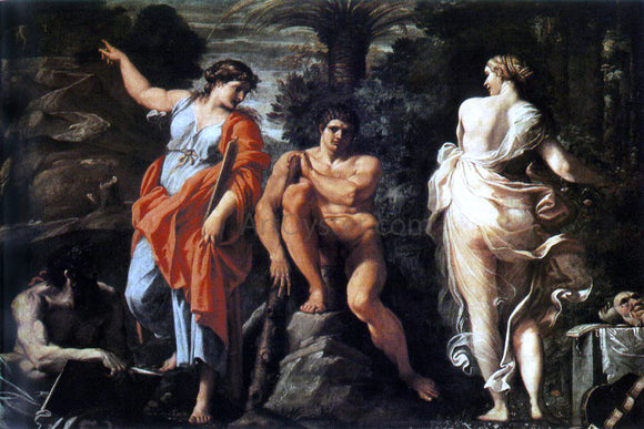  Annibale Carracci The Choice of Heracles - Art Print