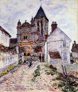  Claude Oscar Monet The Church at Vetheuil - Art Print