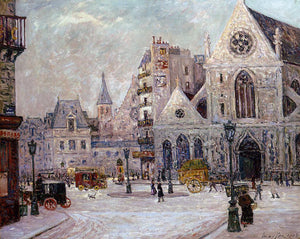  Maxime Maufra The Church of Saint Nicolas of the Fields, rue Saint Martin - Art Print