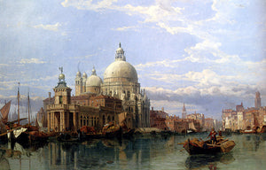  George Clarkson Stanfield Church of Santa Maria Della Salute, Venice - Art Print