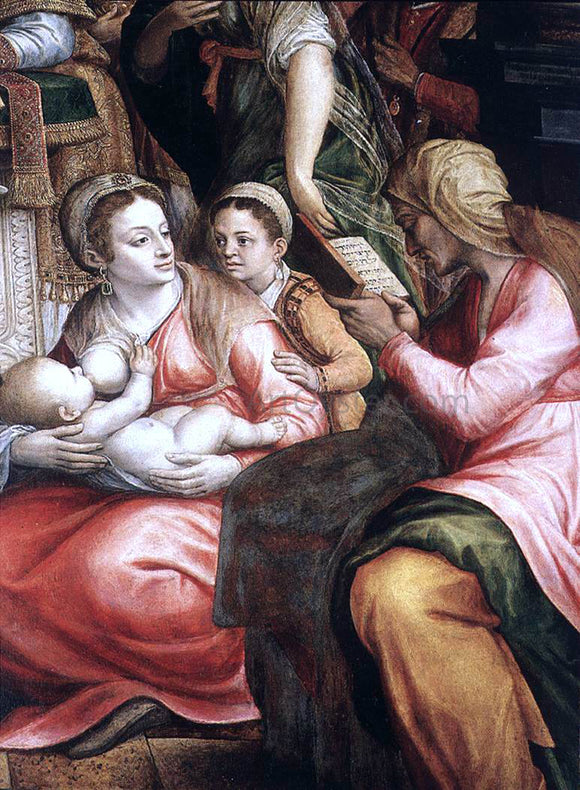  Michiel Van Coxcie The Circumcision of Christ (detail) - Art Print