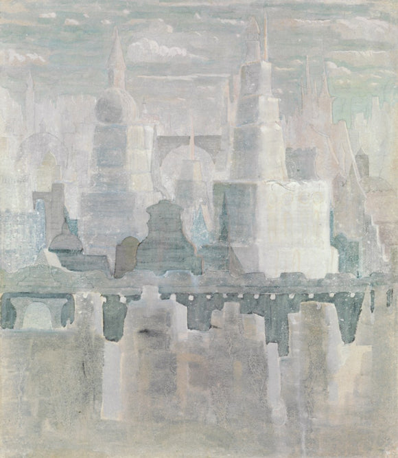  Mikalojus Ciurlionis The City - Art Print