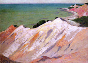  Arthur Wesley Dow The Clay Cliff, Gay Head, Massachusetts - Art Print