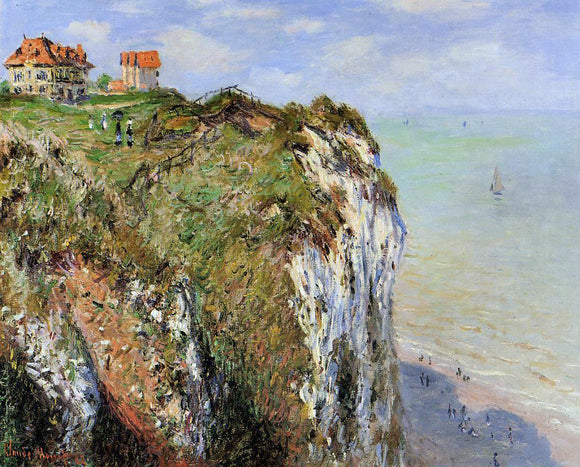  Claude Oscar Monet The Cliff at Dieppe - Art Print