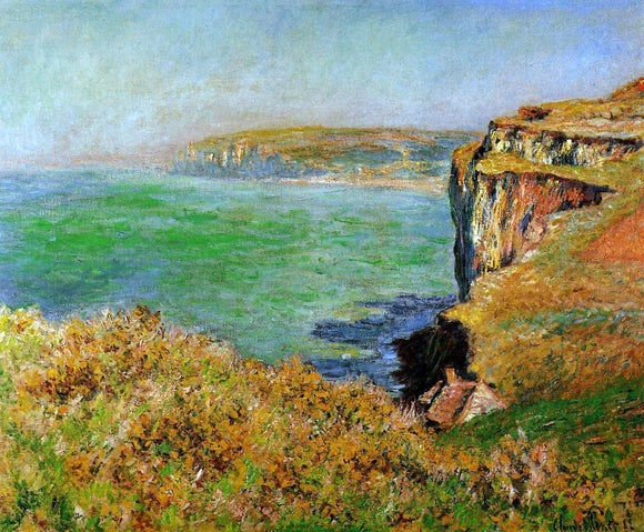  Claude Oscar Monet A Cliff at Varengeville - Art Print