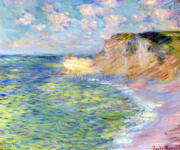  Claude Oscar Monet The Cliffs at Amont - Art Print