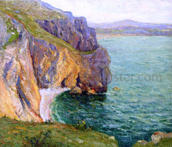  Maxime Maufra The Cliffs at Polhor, Morgat - Art Print