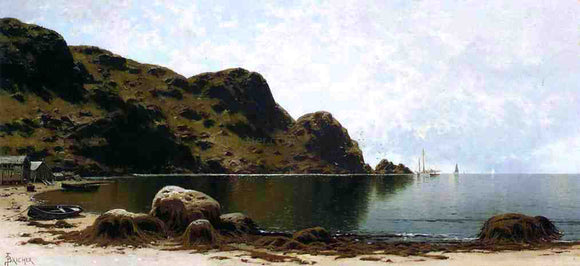  Alfred Thompson Bricher The Cliffs, Grand Manan - Art Print