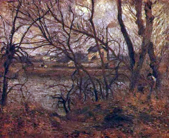  Camille Pissarro The Climbing Path, l'Hermitage - Art Print
