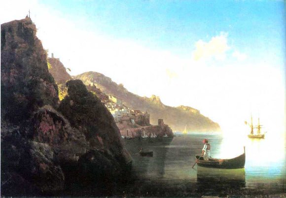  Ivan Constantinovich Aivazovsky The Coast at Amalfi - Art Print