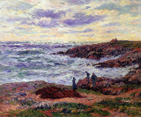  Henri Moret The Coast at Doelan (also known as Sea) - Art Print