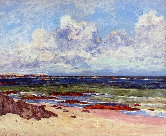  Maxime Maufra The Coast at Fort Penthievre, Quiberon Peninsula - Art Print