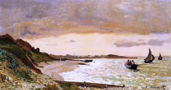  Claude Oscar Monet The Coast at Sainte-Adresse - Art Print