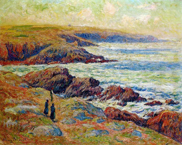  Henri Moret The Coast near Douarnenez - Art Print