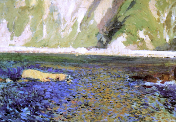  Joaquin Sorolla Y Bastida The Coast near San Sebastian - Art Print