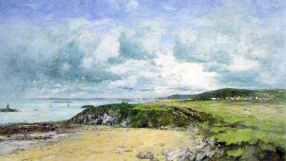  Eugene-Louis Boudin The Coast of Portrieux - Art Print