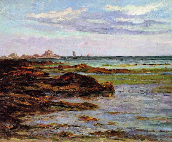  Maxime Maufra The Coastline in Brittany - Art Print